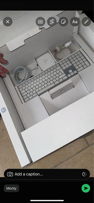 iMac 24 Azul 8 núcleos CPU/GPU 16GB RAM 256GB