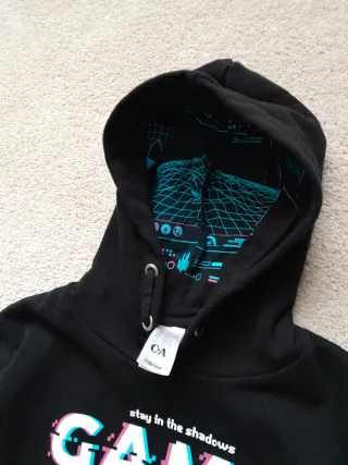 Conjunto Sudadera y Pantalón Negro C&A