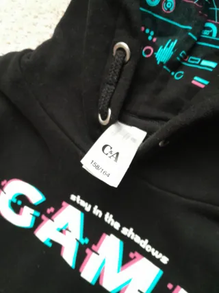 Conjunto Sudadera y Pantalón Negro C&A