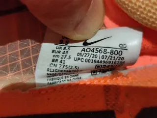 Nike Vaporfly 1 Originales Naranja/Rosa