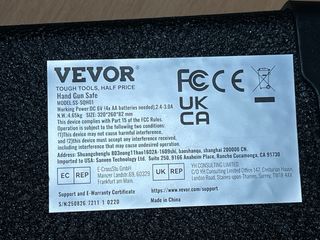 Caja Fuerte VEVOR para Pistola con Huella Dactilar