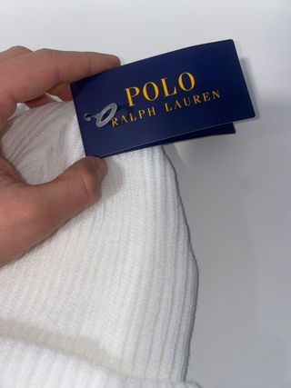 Gorro Polo Ralph Lauren Blanco