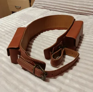 Canana de cuero para cartuchos