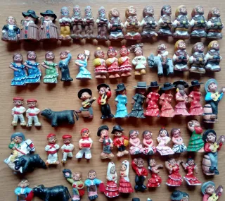 Figuras Alborox barro toreros, Quijotes, fútbol