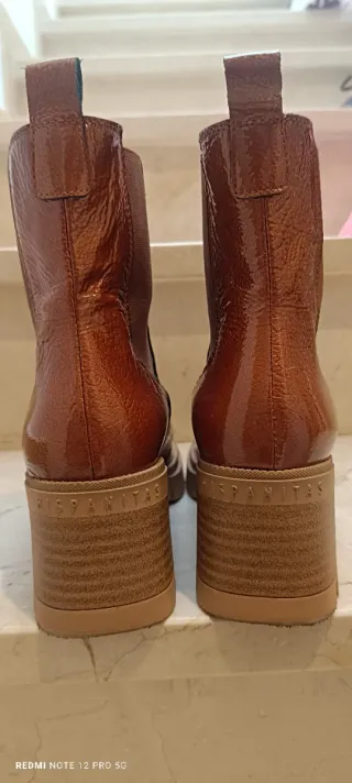 Botines Hispanitas Mujer Marrones