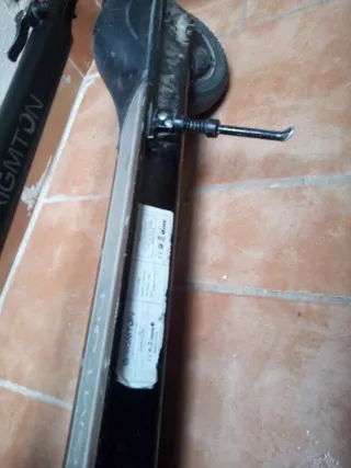 Patinete eléctrico con suspensión