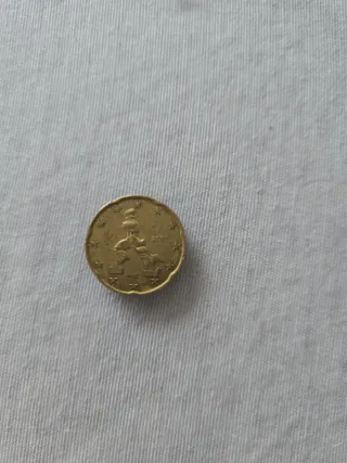 Moneda 20 céntimos 2002