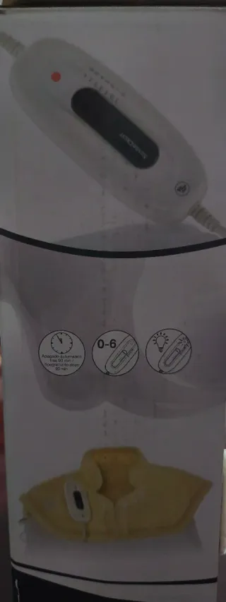 Manta Eléctrica Hombros y Brazos Beige