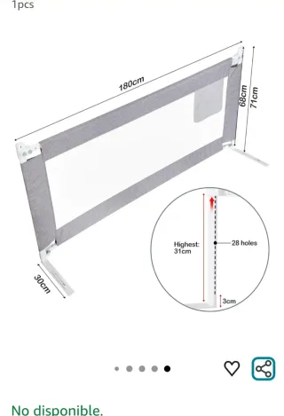 Barrera de Cama Infantil Luchild