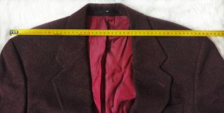 Chaqueta vintage de lana marrón Maconde