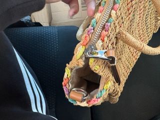 Bolso de mimbre Parfois