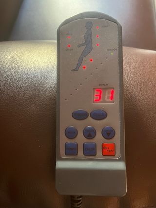 Sillón masaje con calor, polipiel