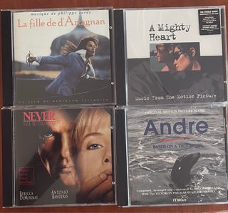 Lote 4 CDs Banda Sonora Original Películas
