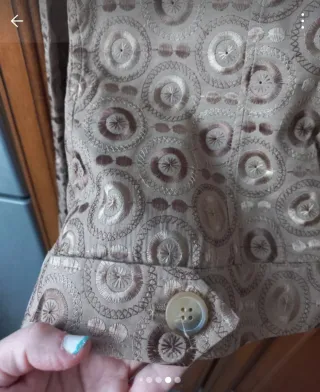 Chaqueta Cortefiel fiesta beige/marrón Talla 42