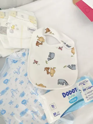 Caja regalo bebé azul