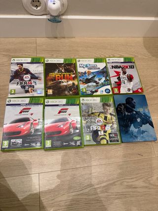 Xbox 360 Negra 250GB + Mando + Juegos