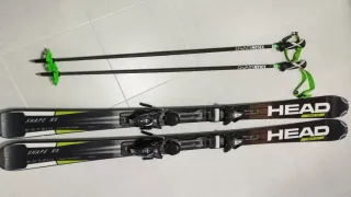 Equipo de esquí de pista  Esquís head Botas Salomó