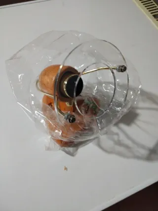 Applique da Parete Vintage in Legno e Ottone