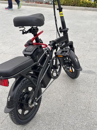 Bicicleta Eléctrica plegable con amortiguadores