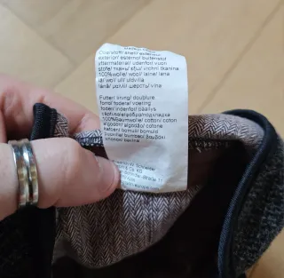 Cappello con paraorecchie nero Stetson lana(tg.S)