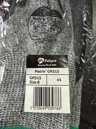 Guantes de trabajo Portwest grises y verdes