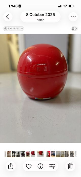 Casco de esquí POC rojo