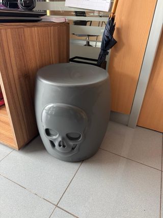 Taburete Myyour Skull Gris Antracita
