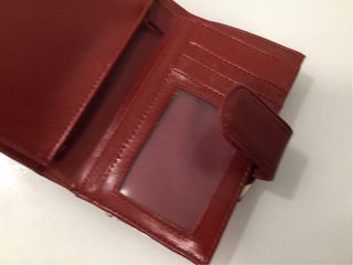 Monedero-billetero rojo