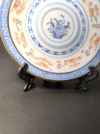 2 Pires Bago de Arroz Flor Porcelana China