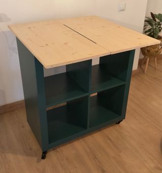 Estantería Kallax + Mesa Plegable IKEA