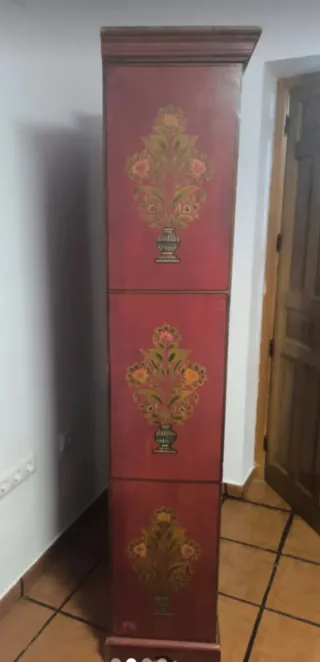 Armario Hindú Madera Pintado a Mano