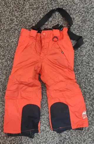 Mono de esquí infantil naranja (86 - 92 CM)