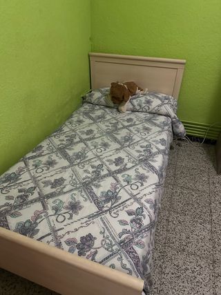 Somier y colchón individual 90x180