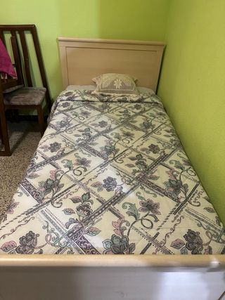 Somier y colchón individual 90x180