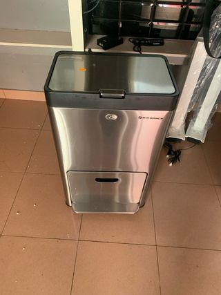 Cubo Basura Reciclaje Metal