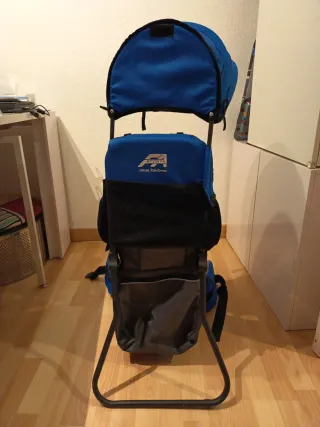 Mochila portabebés senderismo azul