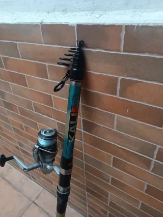 Cana de pescar KALI con carrete