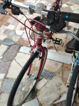 Bicicletta da strada rossa