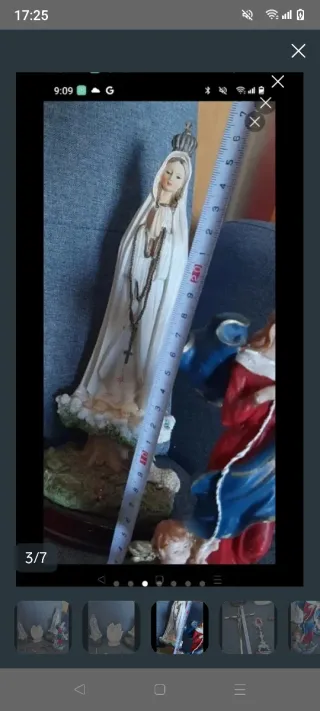 Lote Figuras Religiosas Vírgenes Relicarios