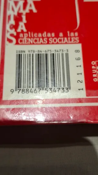 Matemáticas aplicadas a las ciencias sociales 2