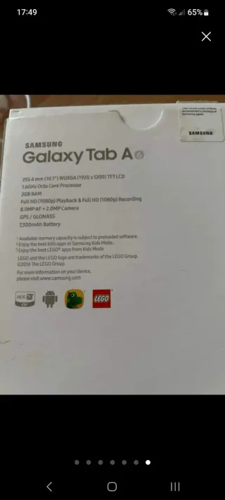 Samsung Galaxy Tab A6