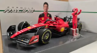 Burago Ferrari SF23 Leclerc 1/24