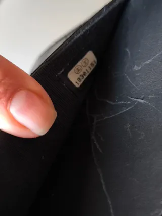 Bolso Chanel Negro Charol Cadena