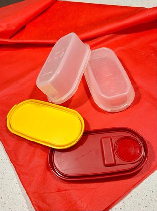 2 Contenitori Ovali Tupperware