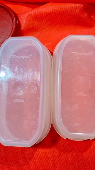 2 Contenitori Ovali Tupperware