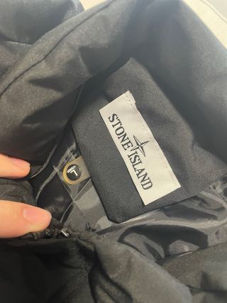 Abrigo Stone Island Negro Talla L