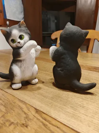 Coppia Gatti Ceramica