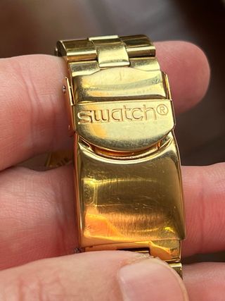 Reloj Swatch Automático Suizo Dorado