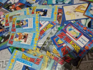 Lote 50 Cartas antiguasDragon Ball Z Coleccionable