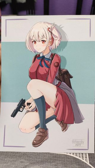 Lámina Poster Anime Lycoris Recoil